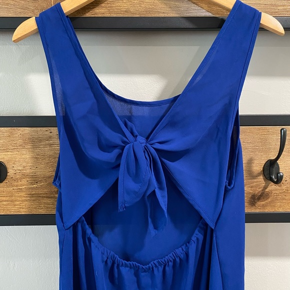 Cobalt Blue Tank (Bow Tie Back) - Picture 3 of 3